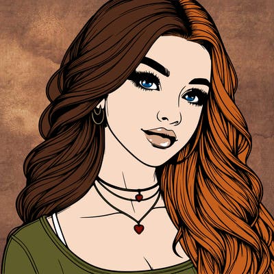 detailed realistic girl