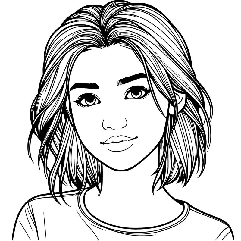 réalist teenage girl