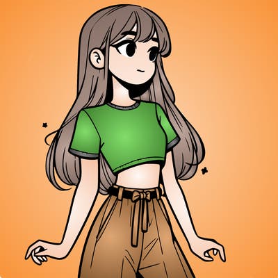 girl in a cute crop top