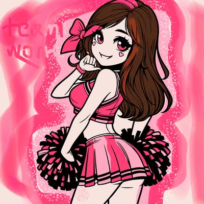 realistic cheerleader