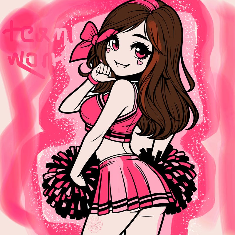 realistic cheerleader