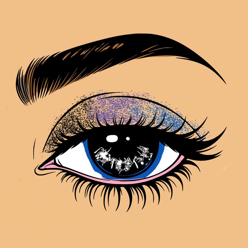 eye closed realistic