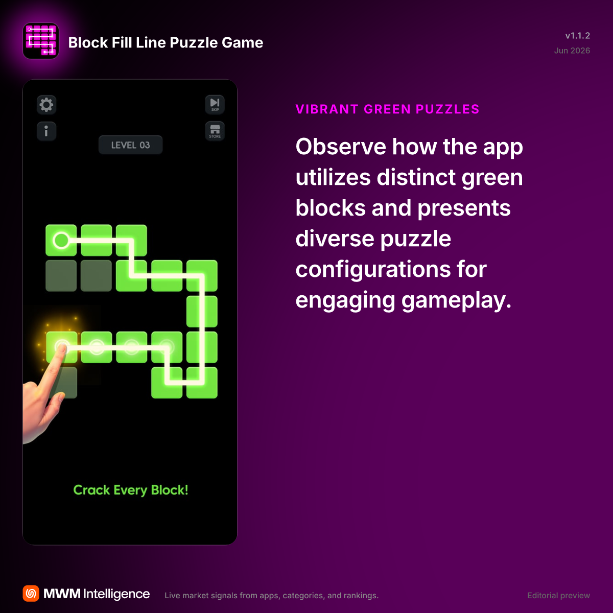 Block Fill Line Puzzle Game - Games App | MWM