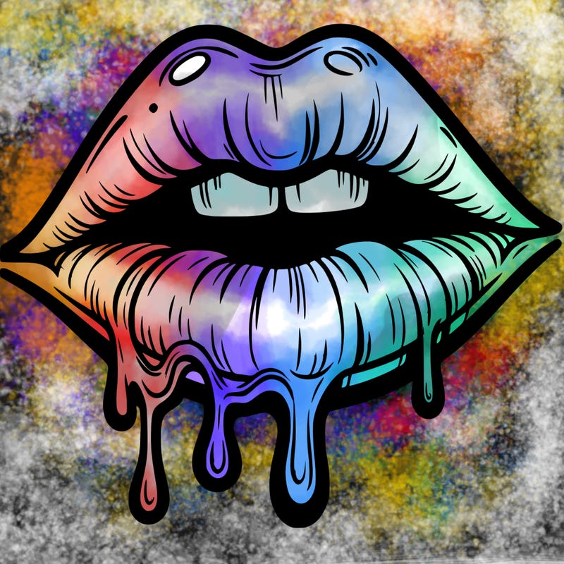 lips that look realistic and drip