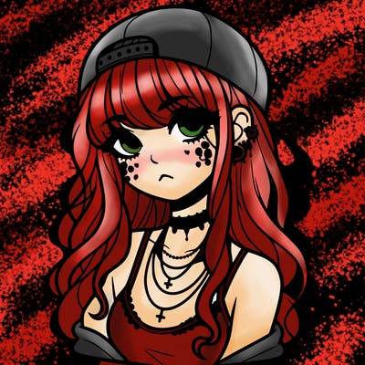 scene girl aesthetic