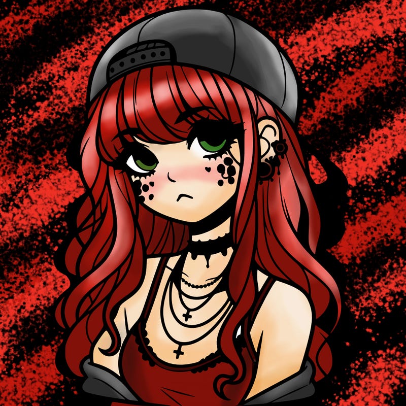 scene girl aesthetic