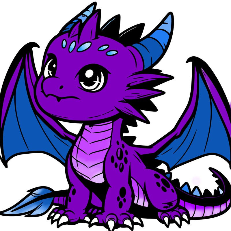 fierce baby night dragon
