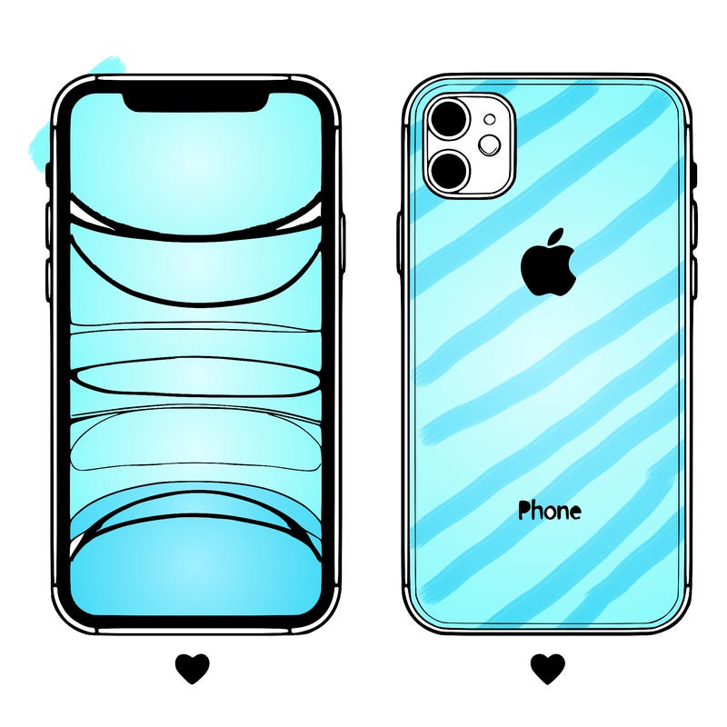 the back of iphone 16 split