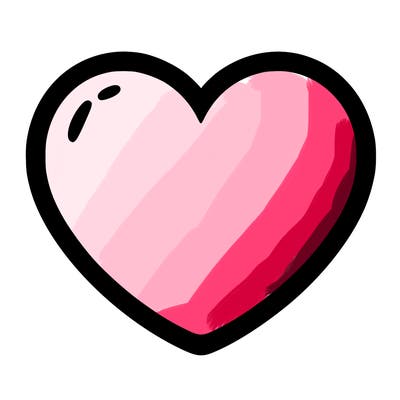 a blank heart