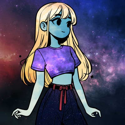 girl in a cute crop top