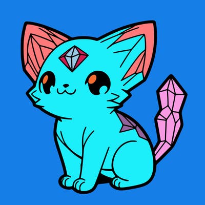 crystal kitten