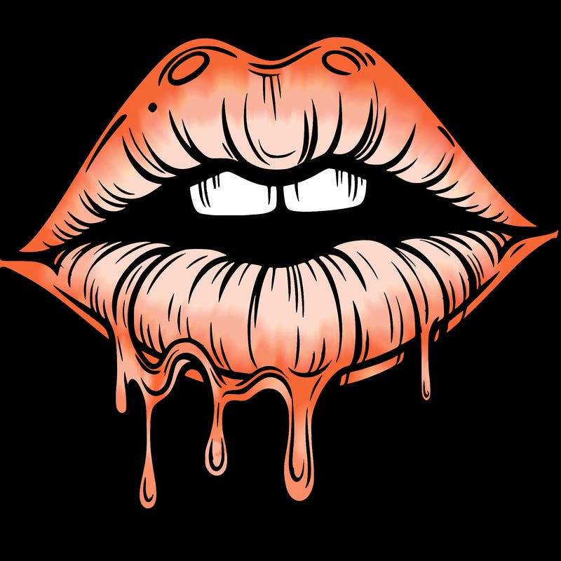 lips that look realistic and drip