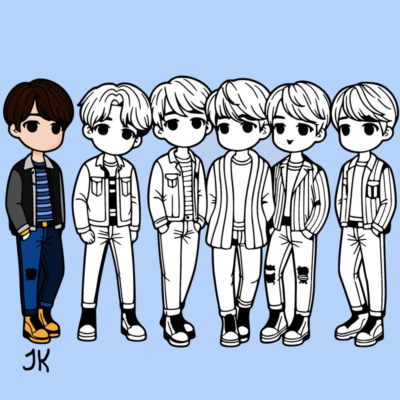 bangtan boys bts seven boys korean band k-pop