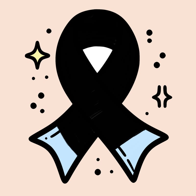 ribbon symbol of national breast cancer awareness month