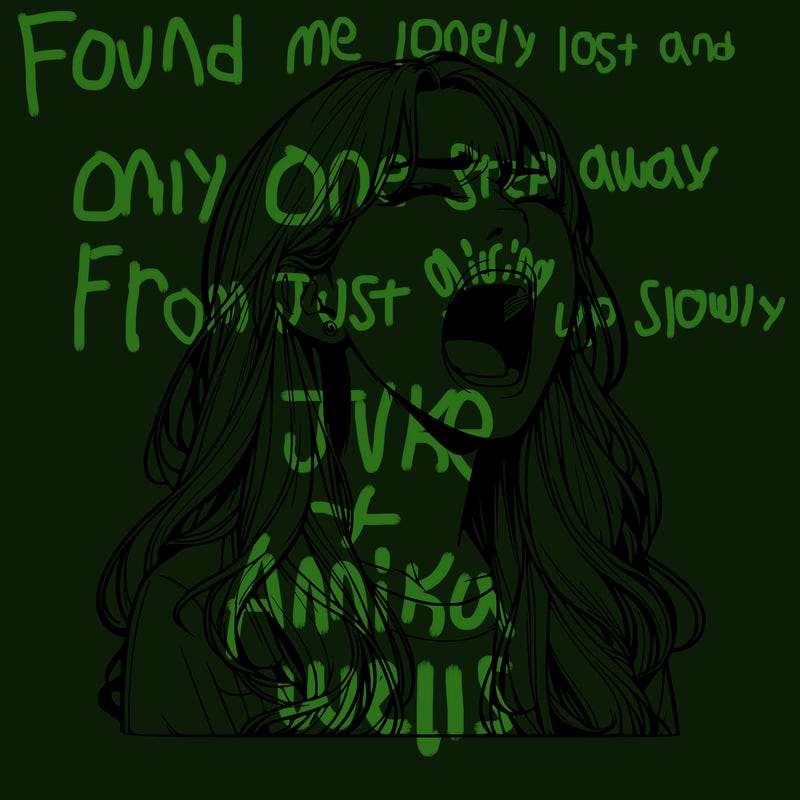 screaming realistic, girl