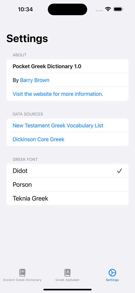 Pocket Greek Dictionary - Reference App | MWM