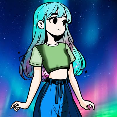 girl in a cute crop top