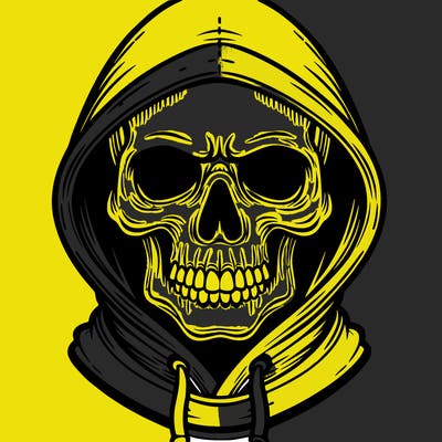 skull hoodie