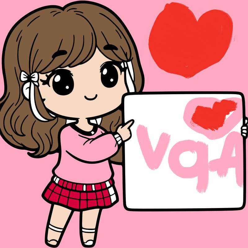 cute girl holding white sign