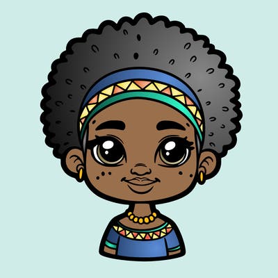 african girl