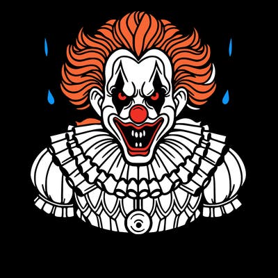 realistic pennywise the scary clown