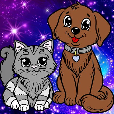 cat and dog