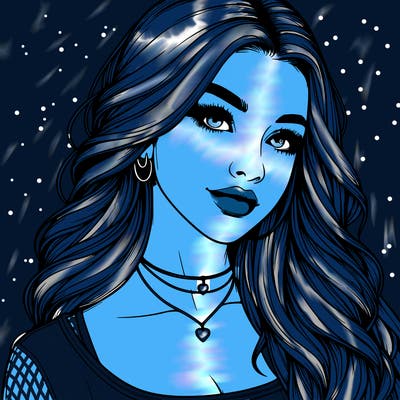 detailed realistic girl