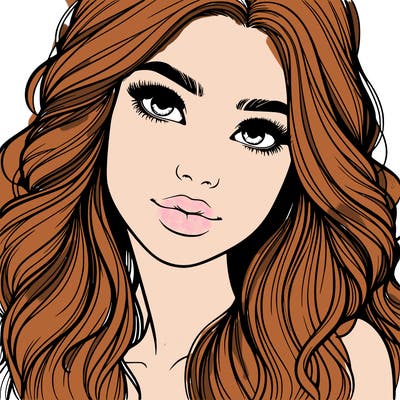 beautiful realistic girl