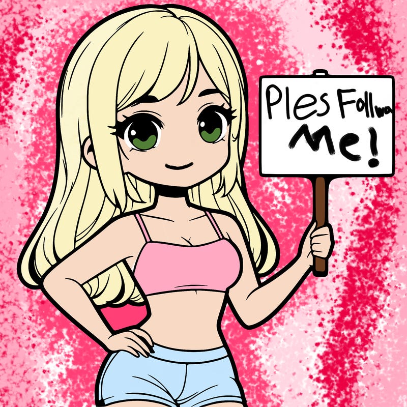 girl in a cute crop top holding a blank sign
