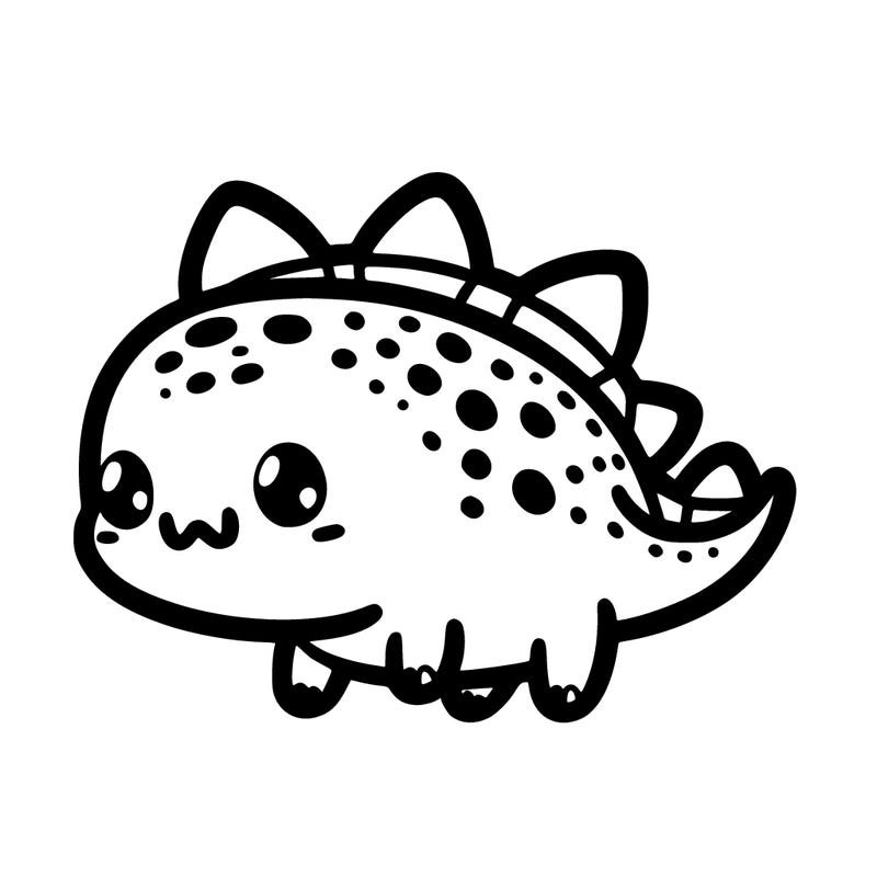 kawaii dinosaur