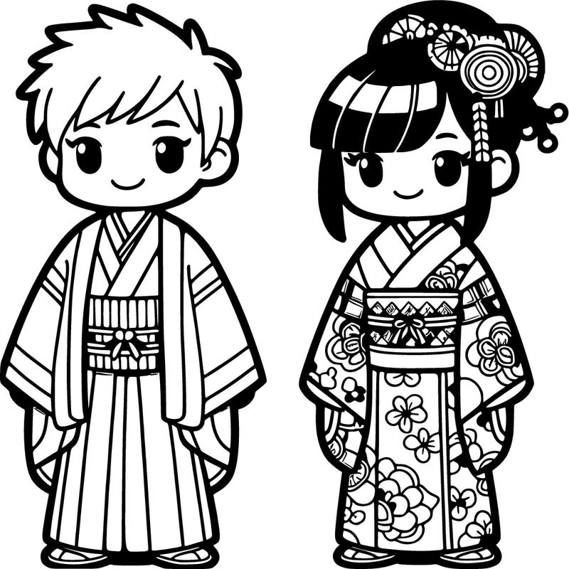 traditional japanese kimonos