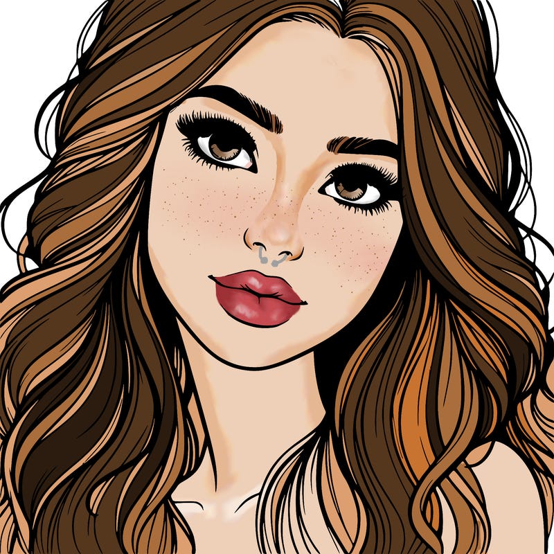 beautiful realistic girl