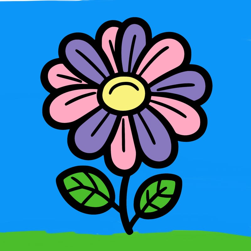 cartoon flower