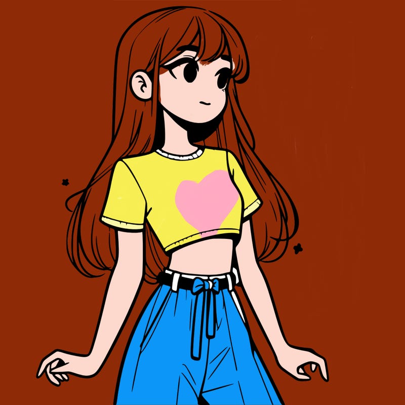 girl in a cute crop top