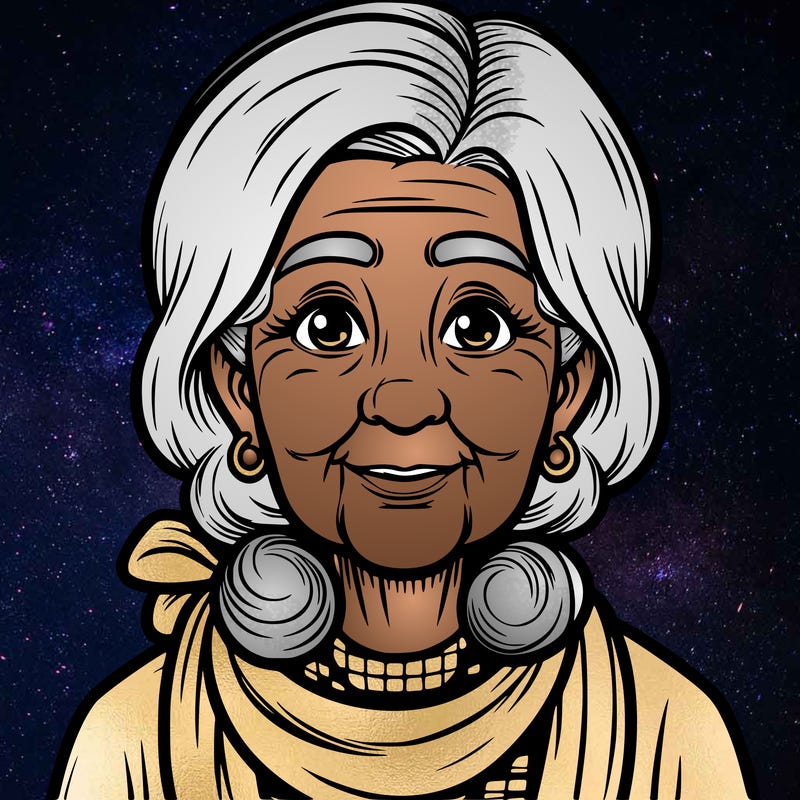 realistic old ladey