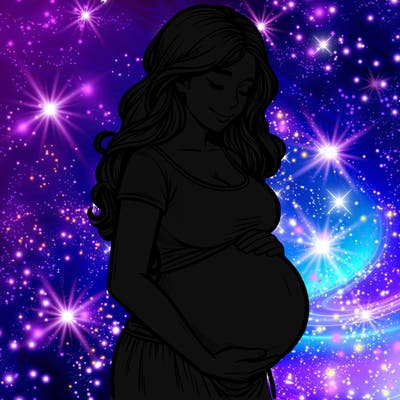 woman heavily pregnant realistic