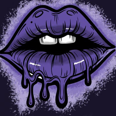 lips that look realistic and drip