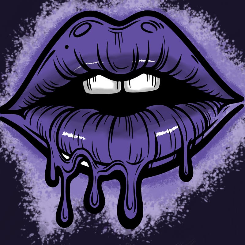 lips that look realistic and drip