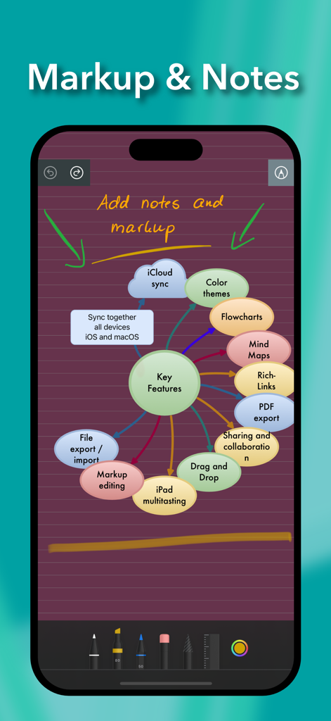 Diagrams Notepad 3 - Productivity App | MWM