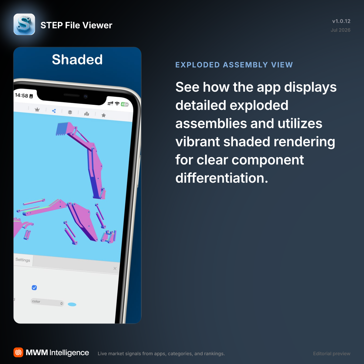 STEP File Viewer - Developer Tools App | MWM
