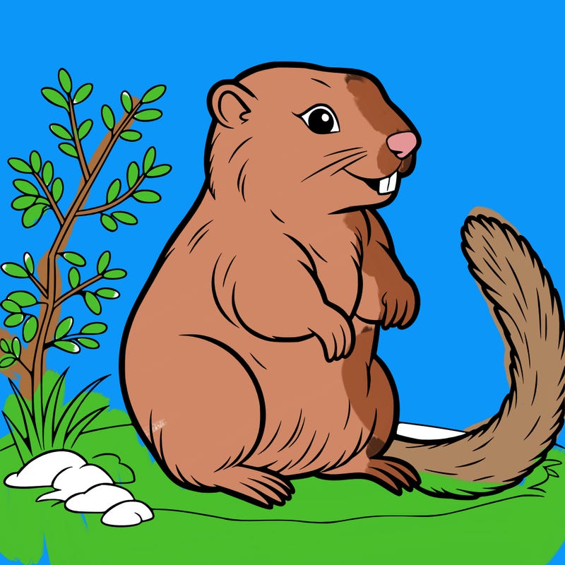 yellow bellied marmot