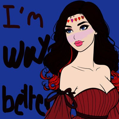 beautiful young woman