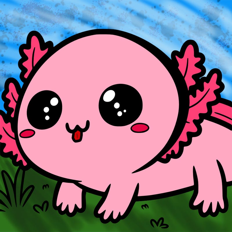 cute axolotl