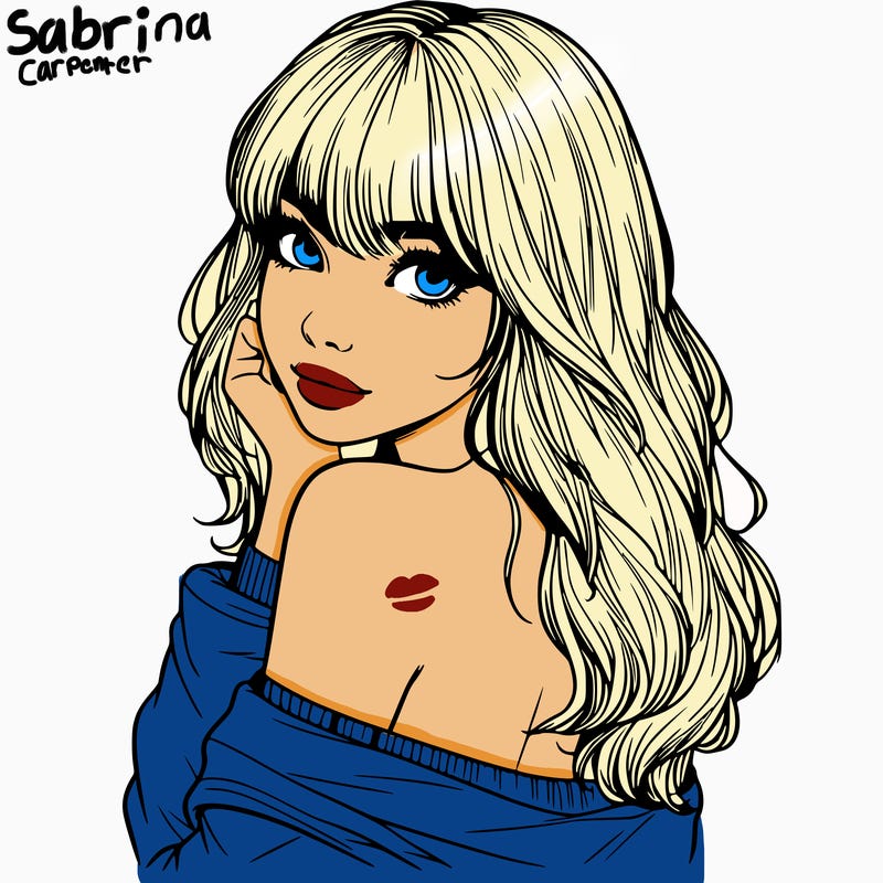 realistic girl with bangs looking over her shoulder