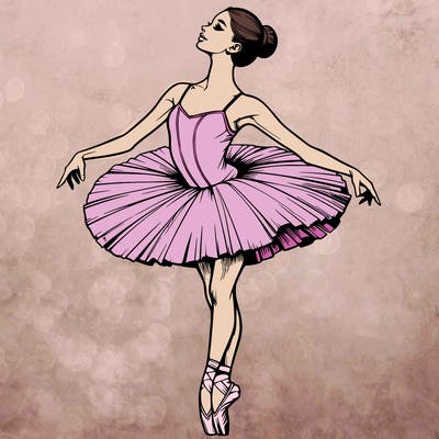 realistic ballerina
