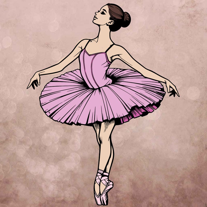 realistic ballerina