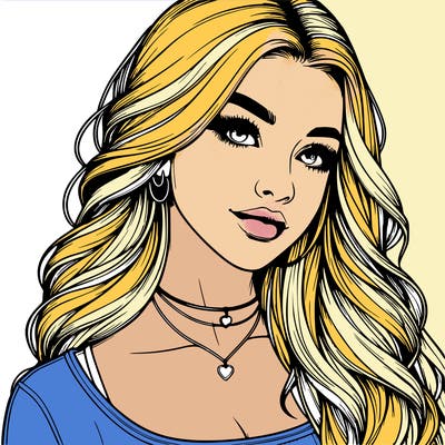 detailed realistic girl