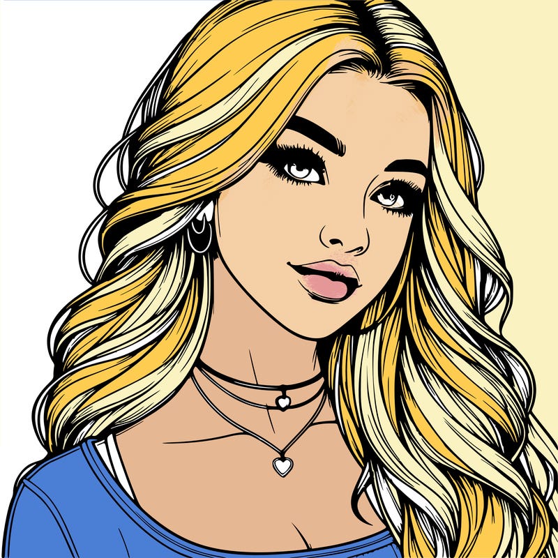 detailed realistic girl