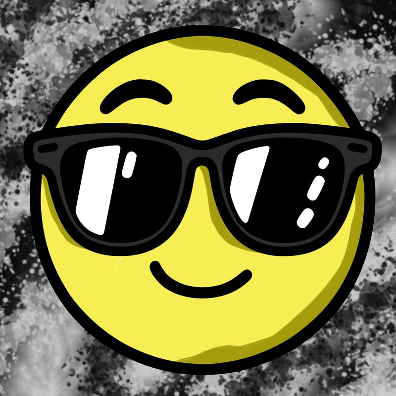emoji with sunglasses