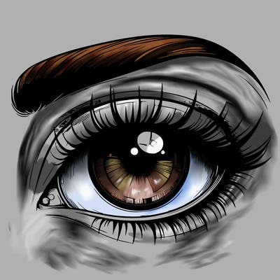 realistic eye